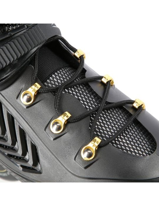 Patines Slalom In-Line NILS EXTREME Black-Oro High Performance 7 