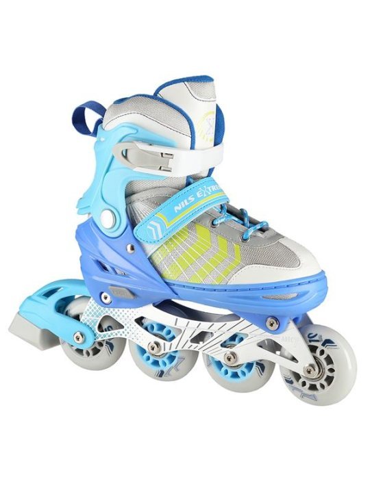 Patines Ajustables 4 en 1 NILS EXTREME BLUE 1 
