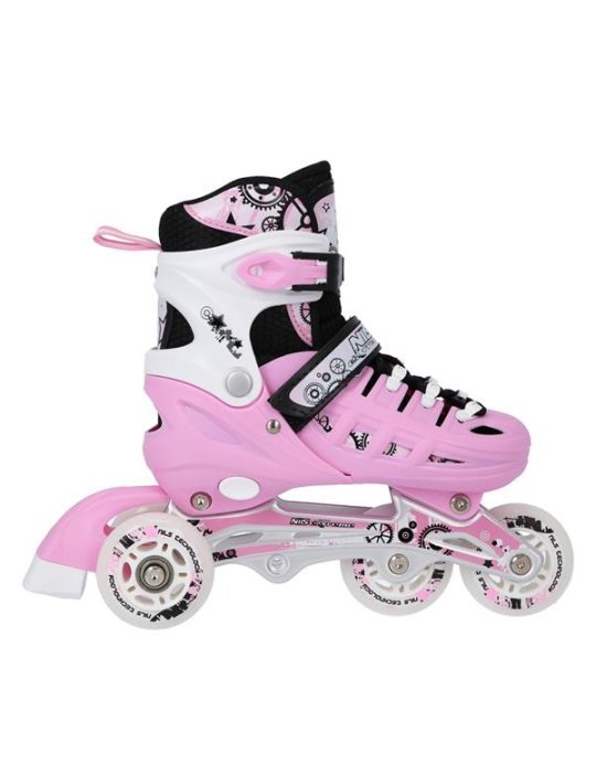 Patines Ajustables 4 en 1 Nils Extreme Pink Ice Cream 4 