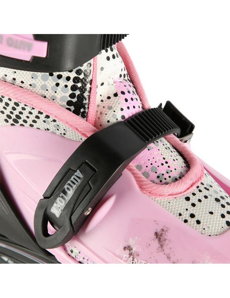 4 in 1 adjustable Pink Nils Extreme - Ice, Line, Quad and 3 Wheels in One 9 
