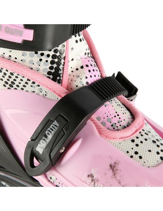 4 in 1 adjustable Pink Nils Extreme - Ice, Line, Quad and 3 Wheels in One 9 