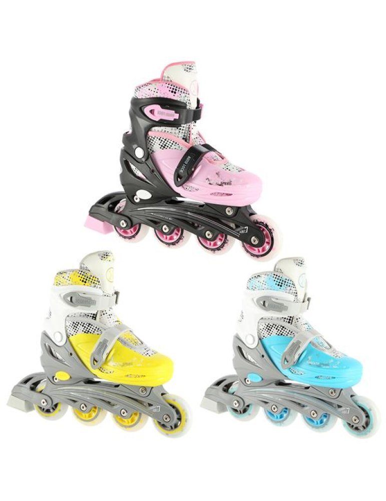 Adjustable skates 4 in 1 - Quad Linea Ice Nils Extreme Yellow 17 