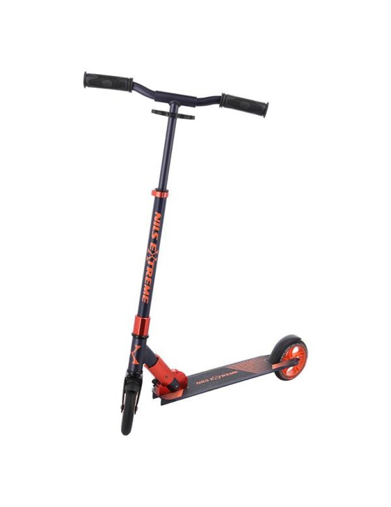 Skater pliant léger NILS EXTREME GRAPHITE-ORANGE 1 