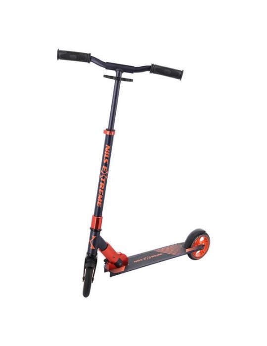 Skater pliant léger NILS EXTREME GRAPHITE-ORANGE 1 