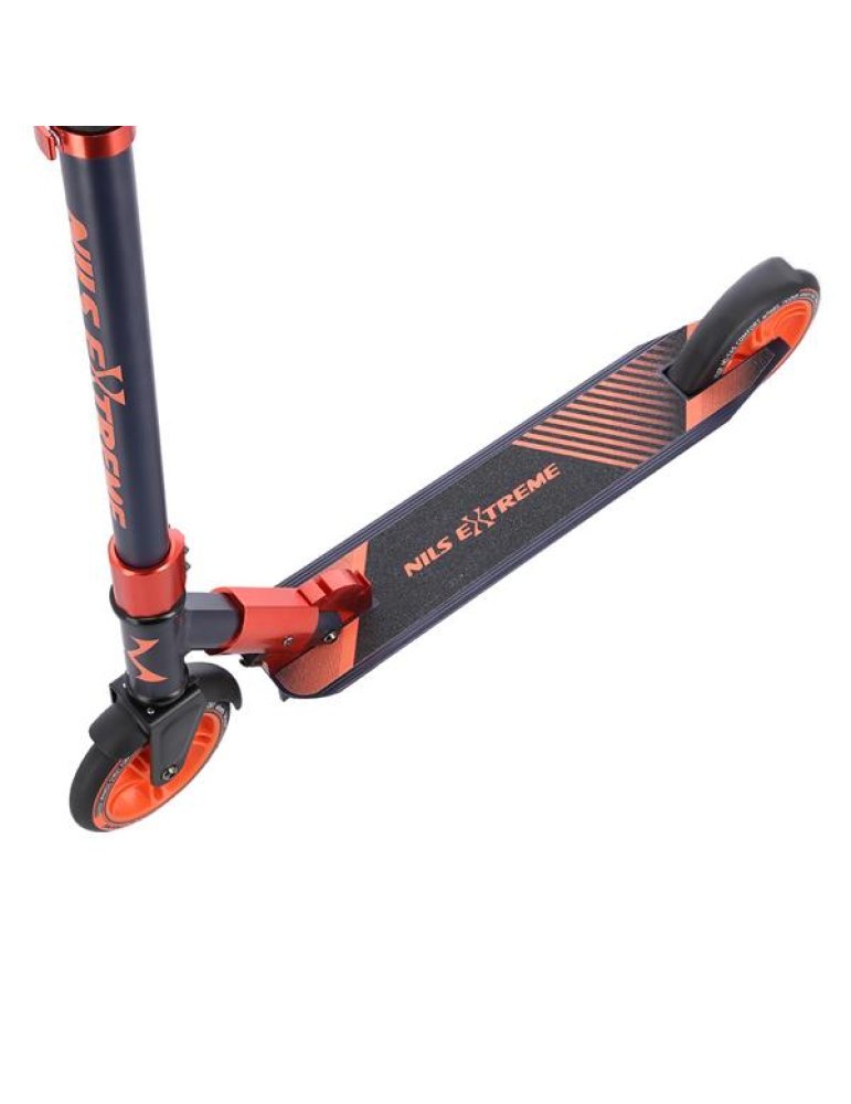 Lightweight folding skater NILS EXTREME GRAPHITE-ORANGE 2 