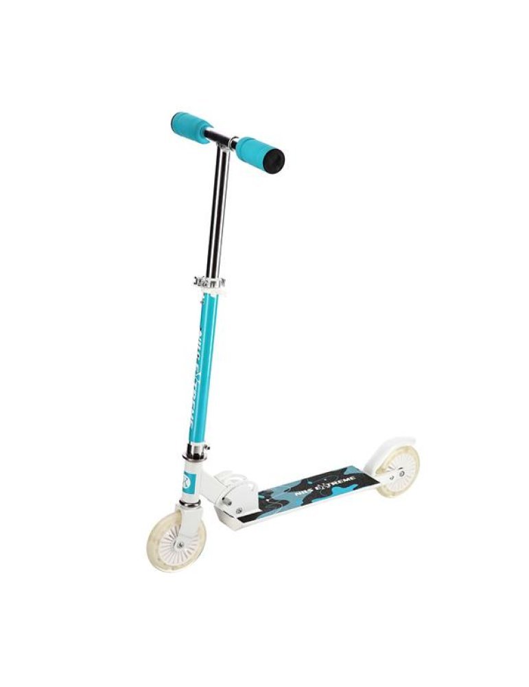 Monopattino pieghevole per bambini Nils Fun Blue - leggero, resistente e regolabile 1 