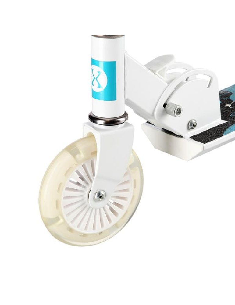 Monopattino pieghevole per bambini Nils Fun Blue - leggero, resistente e regolabile 7 