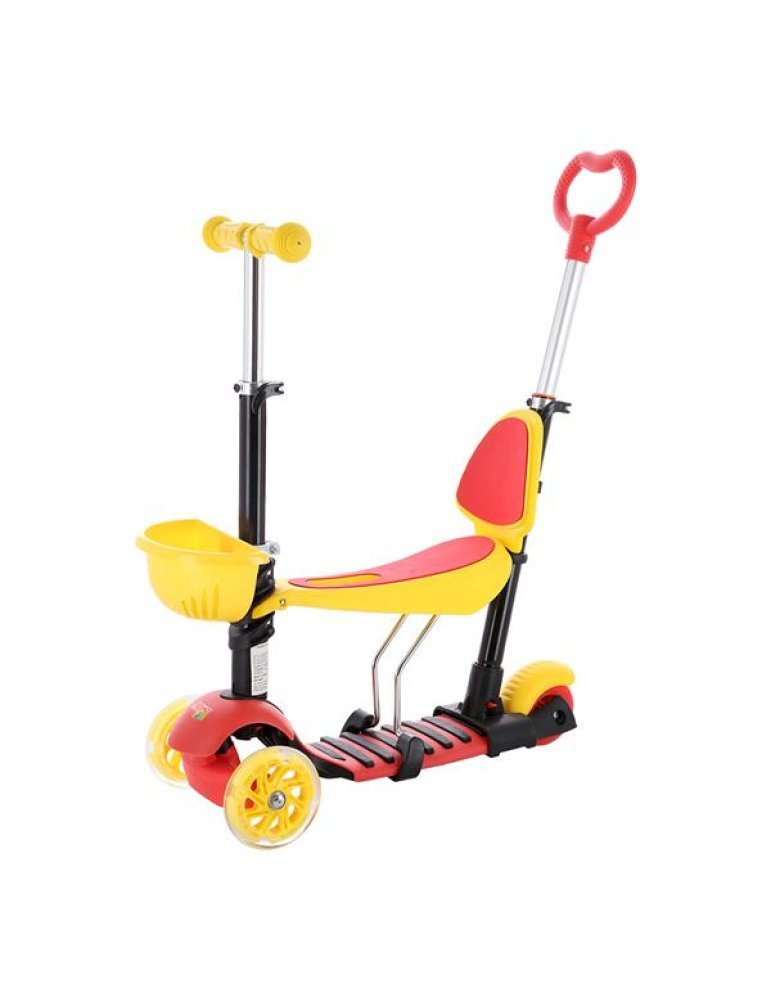 Patinete 2 in 1 Nils Fun - Scooter and Corridors with Cestite 1 
