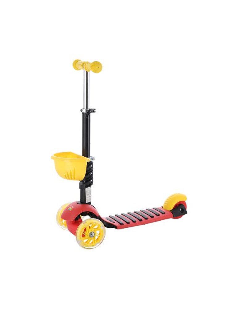 Patinete 2 en 1 Nils Fun - Scooter y Correpasillos con Cestita 3  - Vista 2