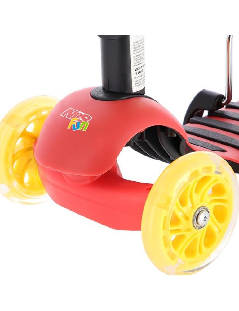 Patinete 2 in 1 Nils Fun - Scooter and Corridors with Cestite 10  - Vista 9