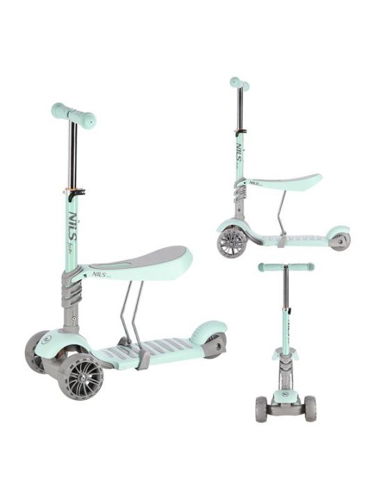 Patinete 2 in 1 Nils Fun - Scooter and Corridors with LED Lights 4 
