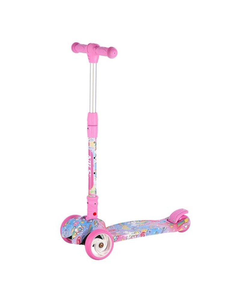 Patinete infantil 3 Ruedas Nils Fun HLB15 Rosa - Brilla y Disfruta 🚀 1 