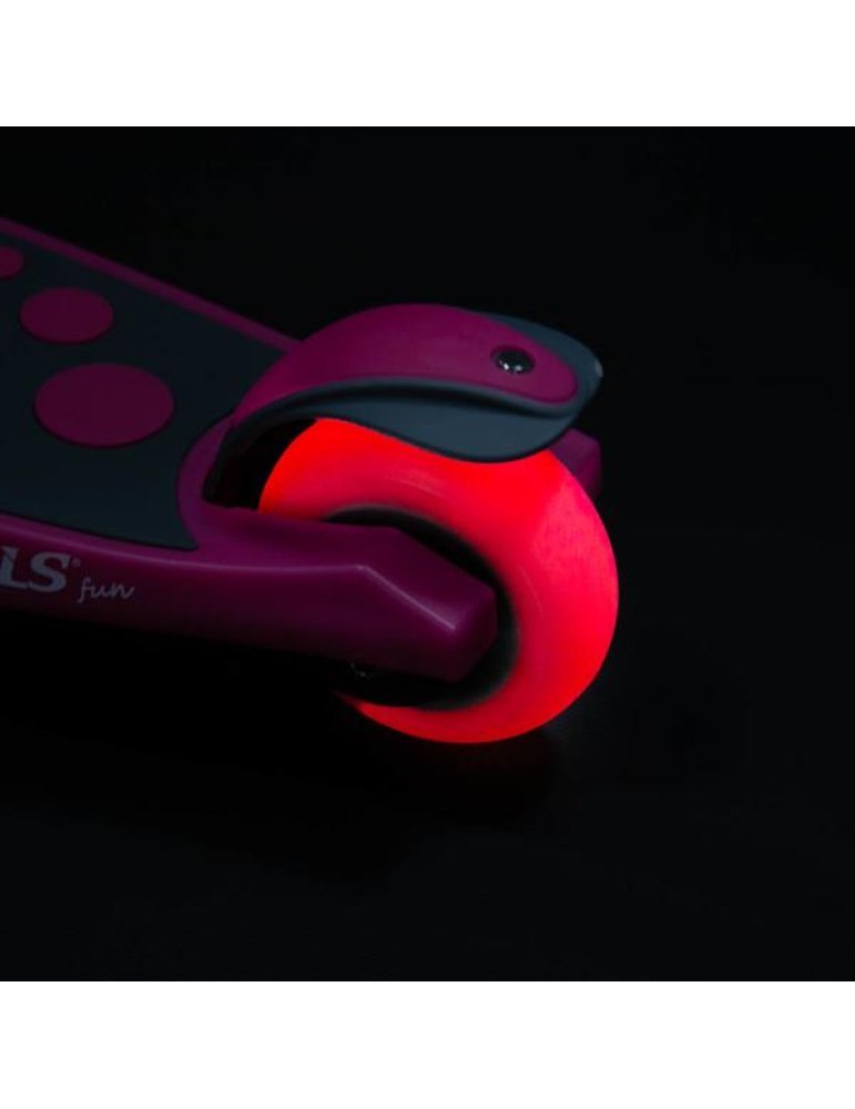 Monopattino per bambini regolabile Nils Fun Pink: leggero, sicuro e divertente 3 