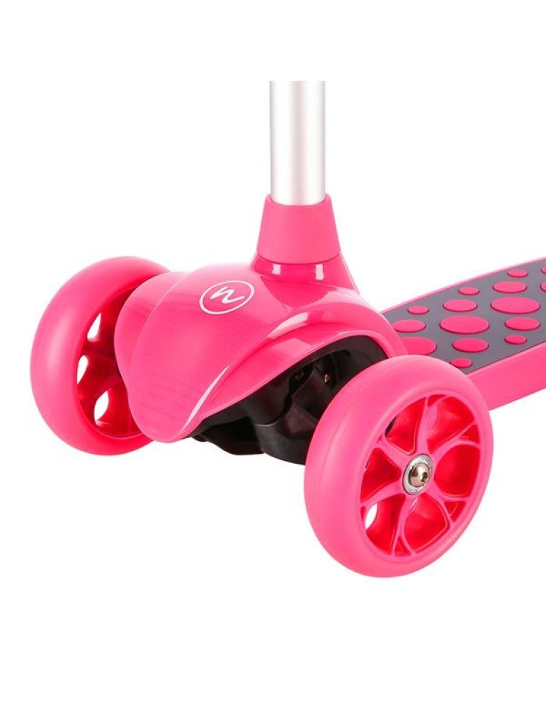 Nils Fun Pink Adjustable Baby Scooter - Light, Safe and Fun 7 