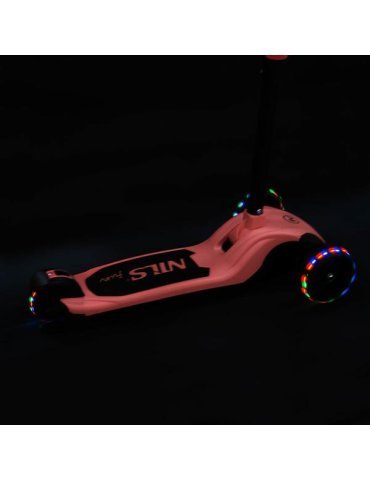 Nils Fun HLB122 Scooter infantil dobrável - leve e seguro para crianças PATINETES  2