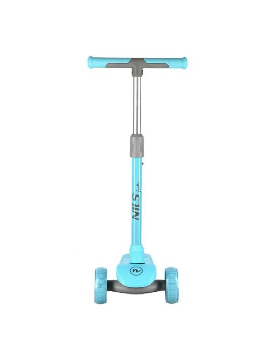 Patinete Infantil Turquesa Nils Fun HLB09 - Ligero y Seguro para Niños 