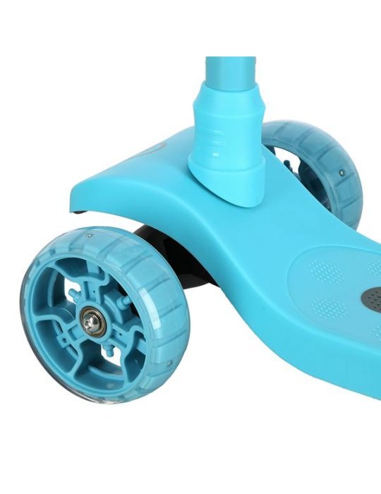 Patinete Infantil Turquesa Nils Fun HLB09 - Ligero y Seguro para Niños 