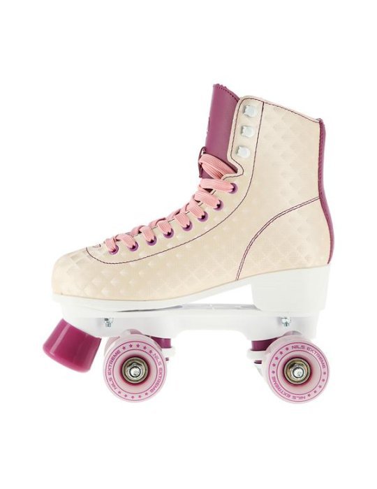 Patines 4 Ruedas Nils Extreme Creamy - Patines Iniciación Seguros 4 
