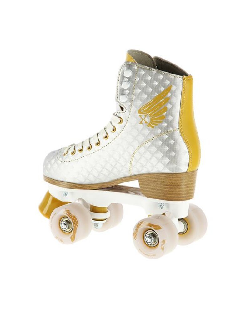 Patines 4 Ruedas Nils Extreme Silver-Gold - Patines Iniciación Seguros 2 