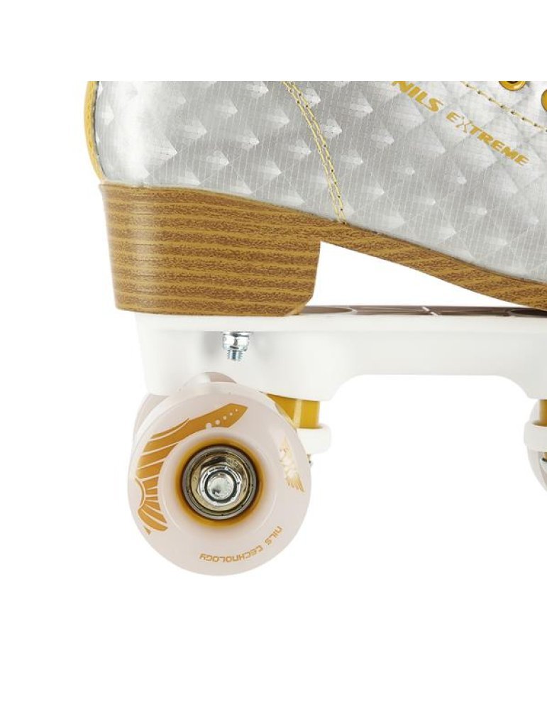 Patines 4 Ruote Nils Extreme Silver-Gold - skates Initiation Insurance 5 