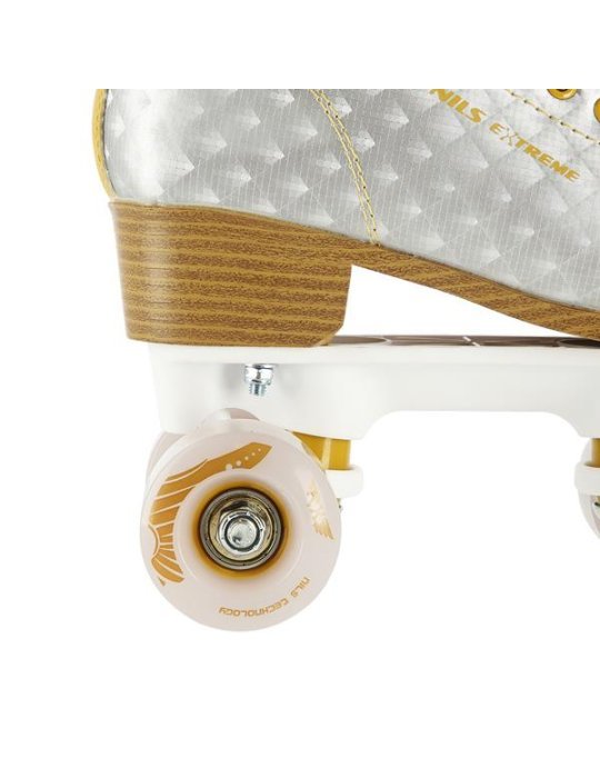 Patines 4 roues Nils Extreme Silver-Gold - patins Initiation Insurance 5 