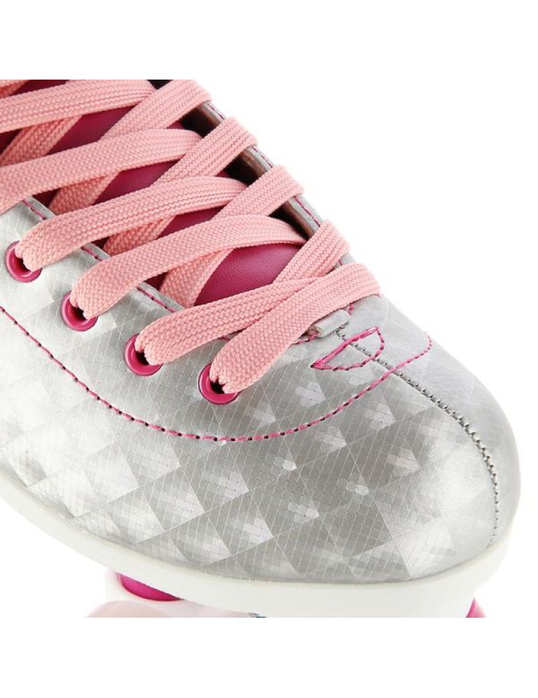 Patins à 4 roues Nils Extreme pour filles - Patins roses pour débutants 8 