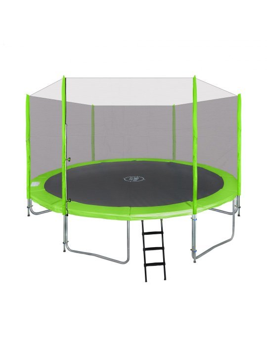 Cama Elástica 427 cm (14Ft) | Red de Seguridad y Estructura Reforzada 