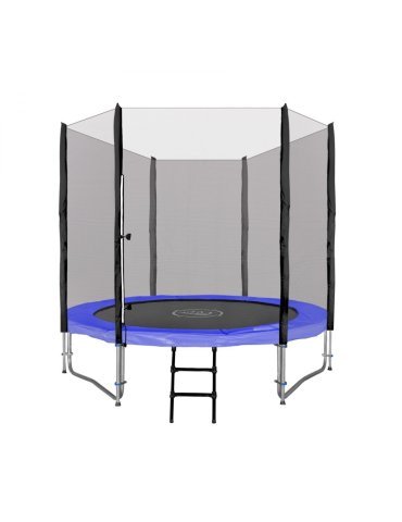 Cama Elástica 244 cm (8Ft) | Red de Seguridad y Estructura Reforzada 