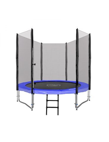 Cama Elástica 244 cm (8Ft) | Red de Seguridad y Estructura Reforzada  2