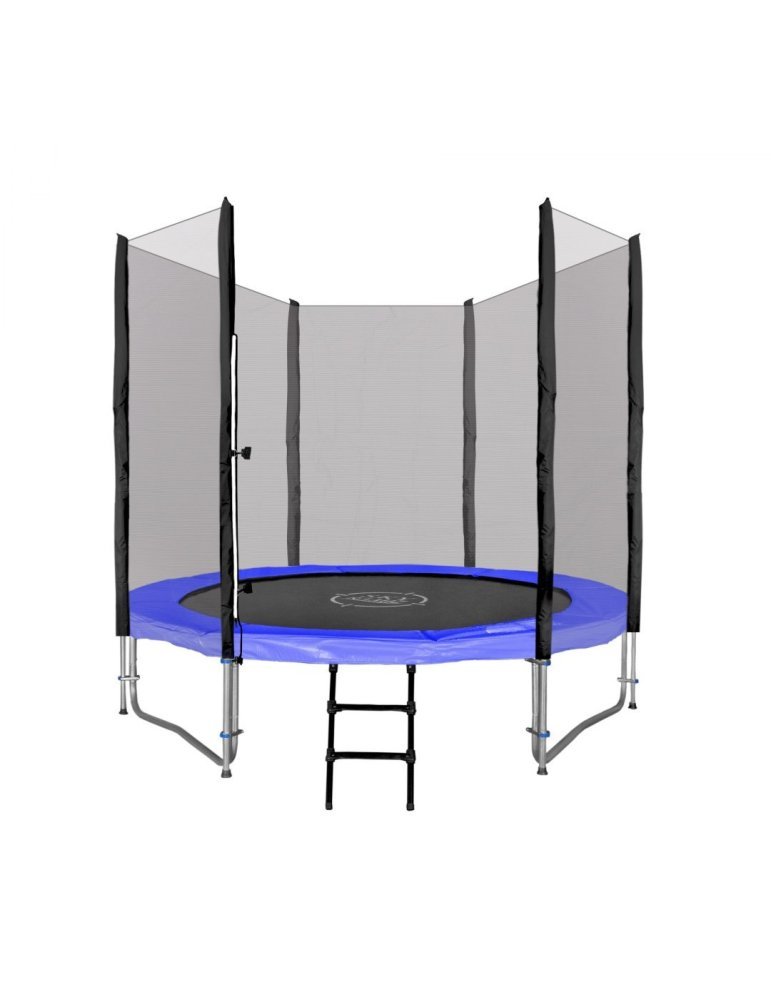 Trampolim 244 cm (8 pés) |Rede de Segurança e Estrutura Reforçada TRAMPOLIM 