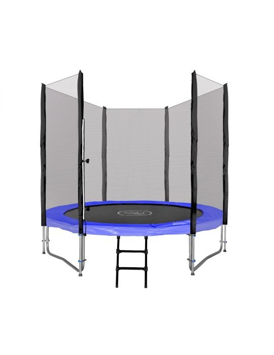 Trampolim 244 cm (8 pés) |Rede de Segurança e Estrutura Reforçada TRAMPOLIM 