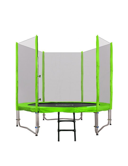 Trampolim 244 cm (8 pés) |Rede de Segurança e Estrutura Reforçada TRAMPOLIM 