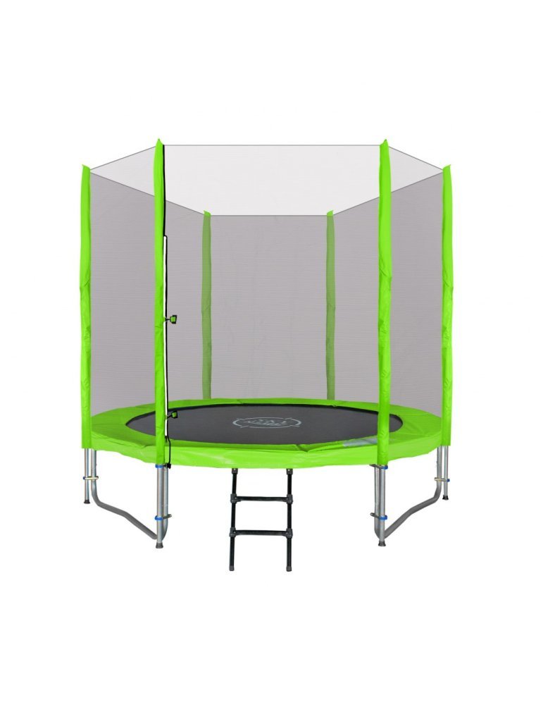 Trampolim 244 cm (8 pés) |Rede de Segurança e Estrutura Reforçada TRAMPOLIM 