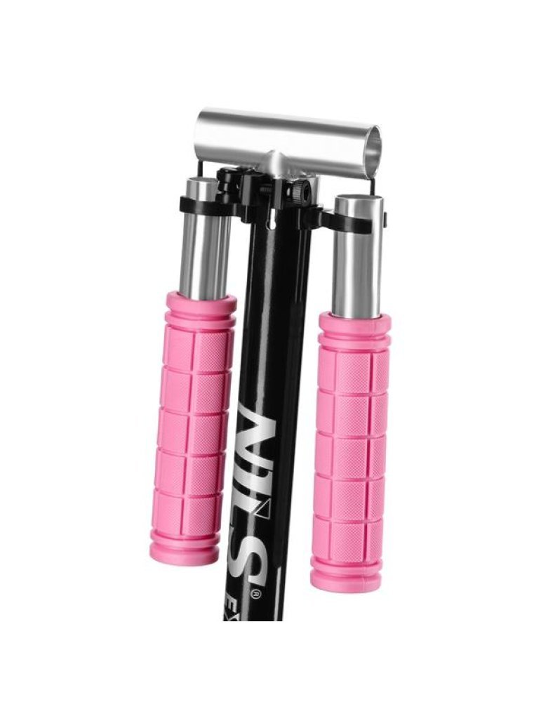 Patinete Plegable Nils Extreme HM1302 Rosa | Ligero y Ajustable 