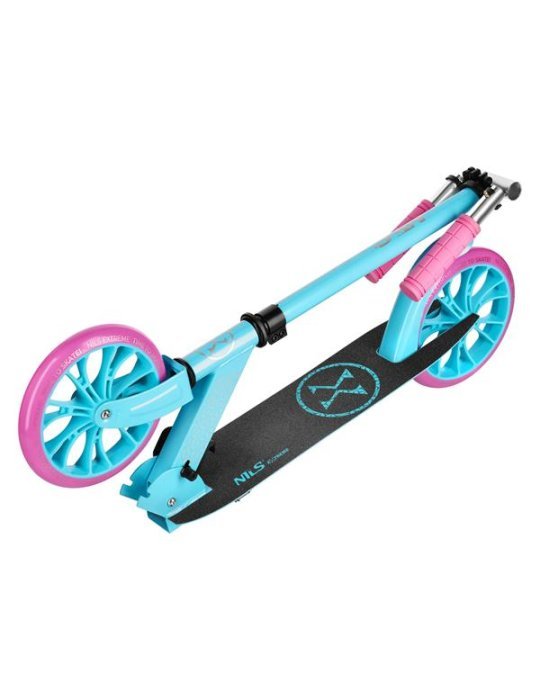 Patinete Plegable Nils Extreme HM1302 Azul | Resistente y Plegable 