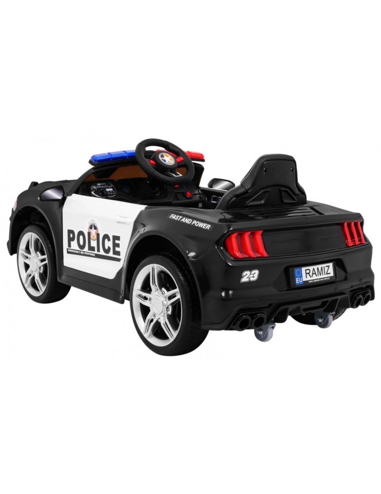 Auto elettrica per bambini Sport GT Polizia 12V – Con luci a serena e a LED 5 