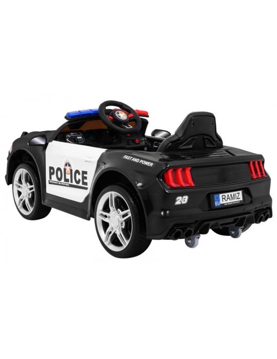 Sport GT Polícia 12V |Carro de polícia infantil com luzes e sirene CARROS ELÉTRICOS PARA CRIANÇAS 