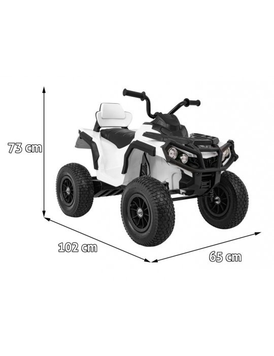 Quad ATV Infantil 12V Δ Ruedas de Aire y Suspensión Reforzada 9 