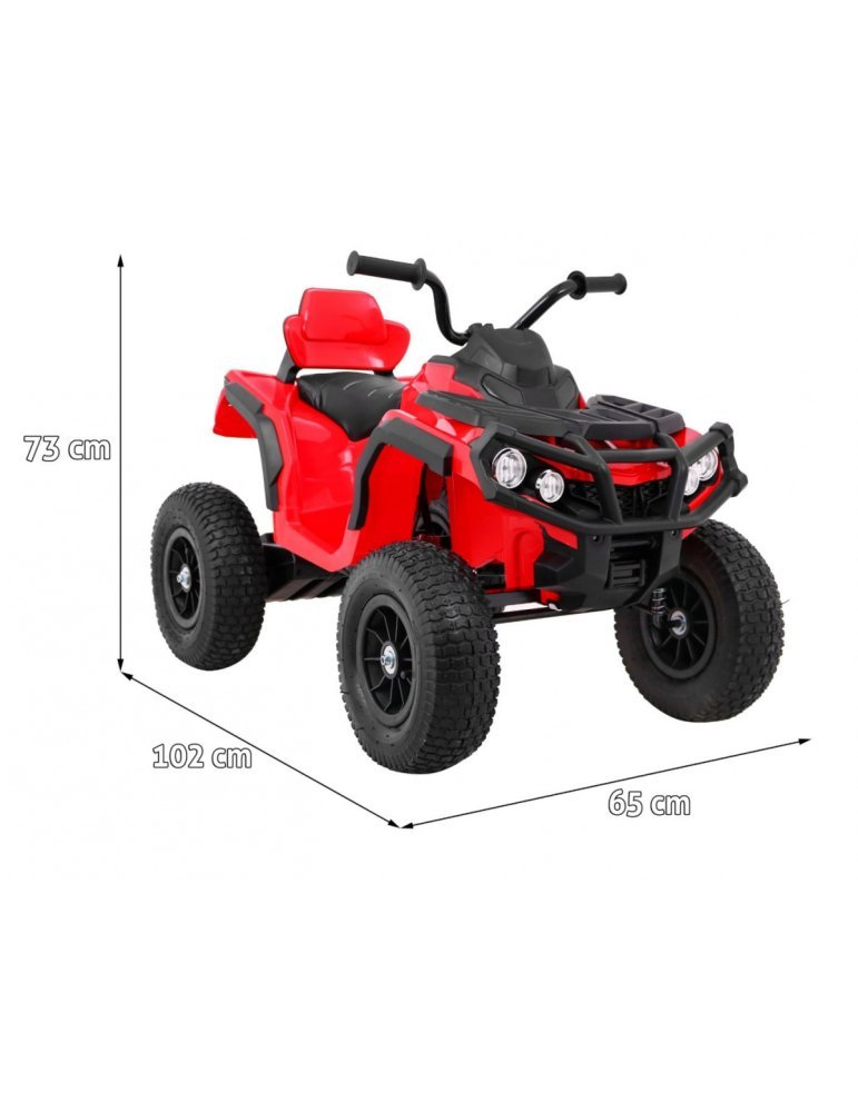 Quad ATV Infantil 12V – Ruedas de Aire Suspension Reforzada Low Cost  - Vista 1