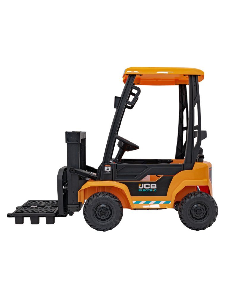 Carretilla Elevadora JCB Infantil 12V – Vehículo de Construcción Realista  - Vista 3