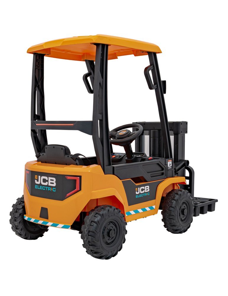Chariot élévateur pour enfants JCB 12 V – Avec télécommande et élévateur électrique 7 