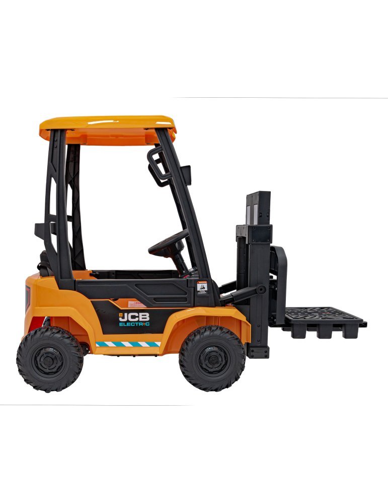 Carretilla Elevadora JCB Infantil 12V – Vehículo de Construcción Realista  - Vista 7