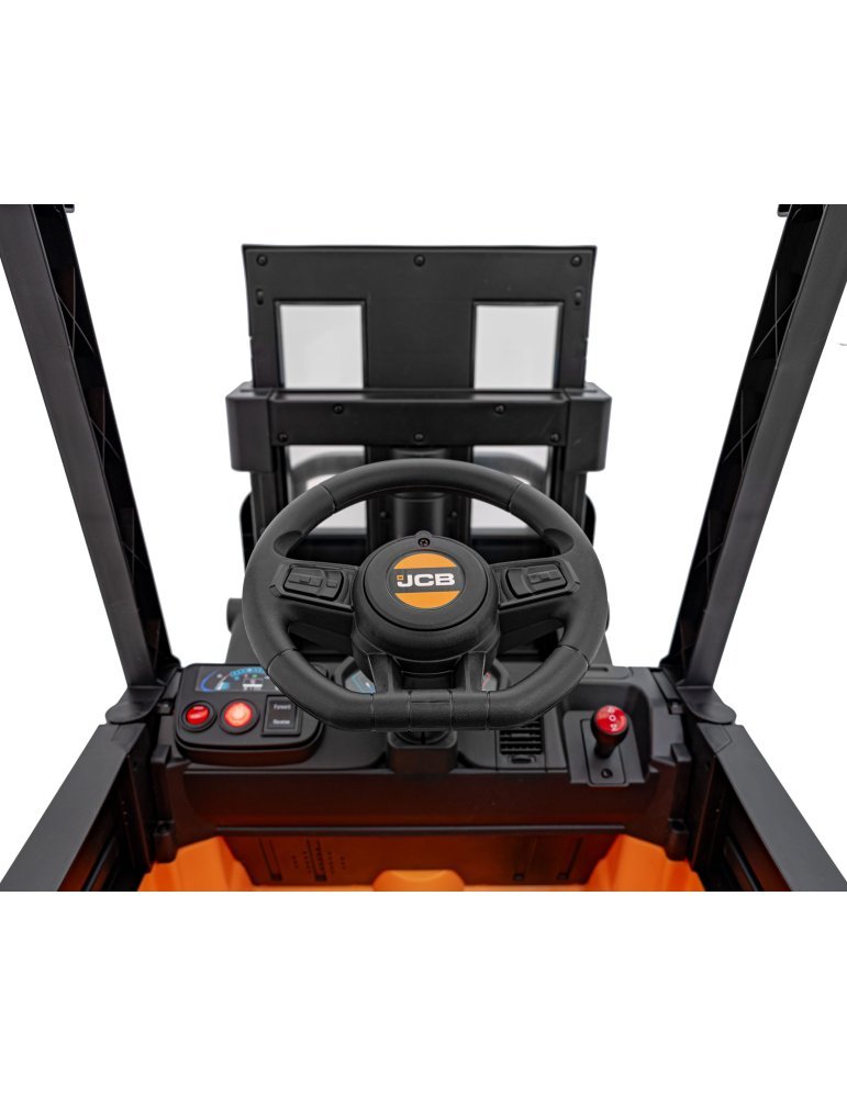 Carretilla Elevadora JCB Infantil 12V – Vehículo de Construcción Realista  - Vista 13