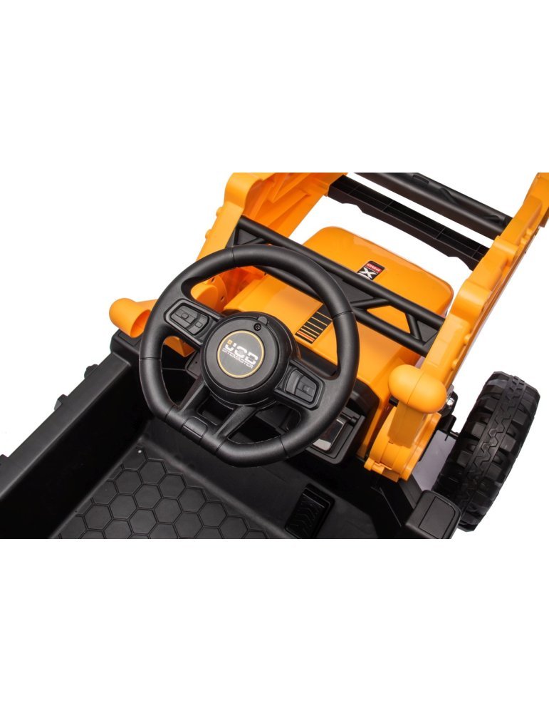 Excavadora JCB Infantil 12V | Vehículo Eléctrico con Control Remoto | Patilandia 