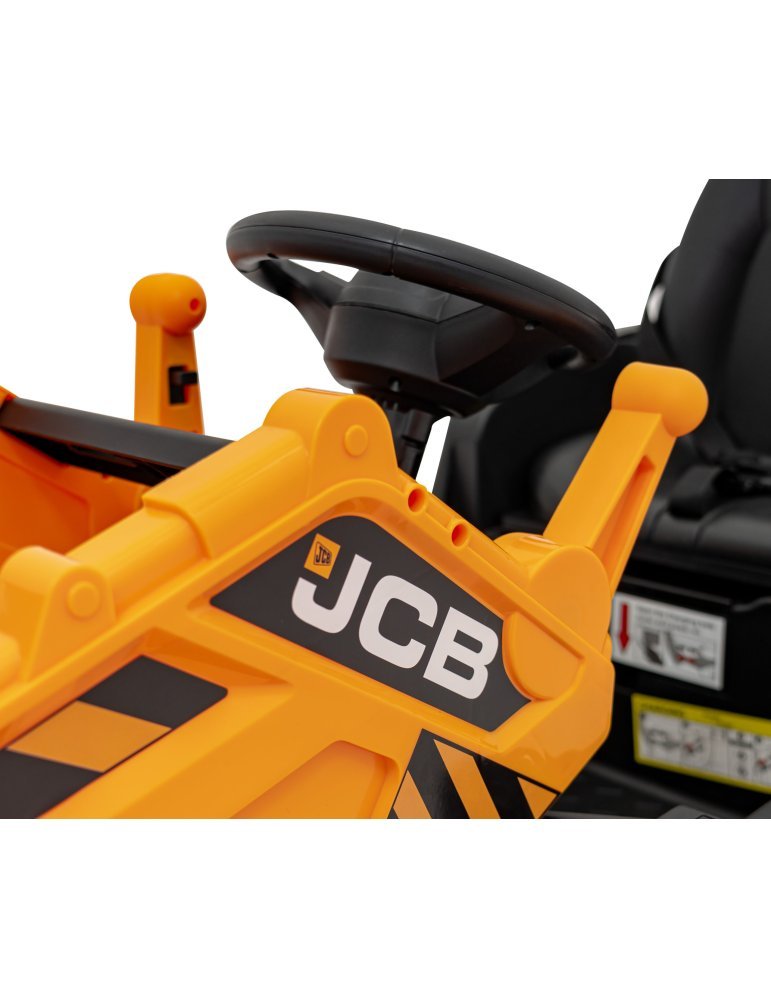 Escavadeira JCB Kids 12V |Veículo elétrico de controle remoto |Patilândia TRATORES INFANTIS  - Vista 45