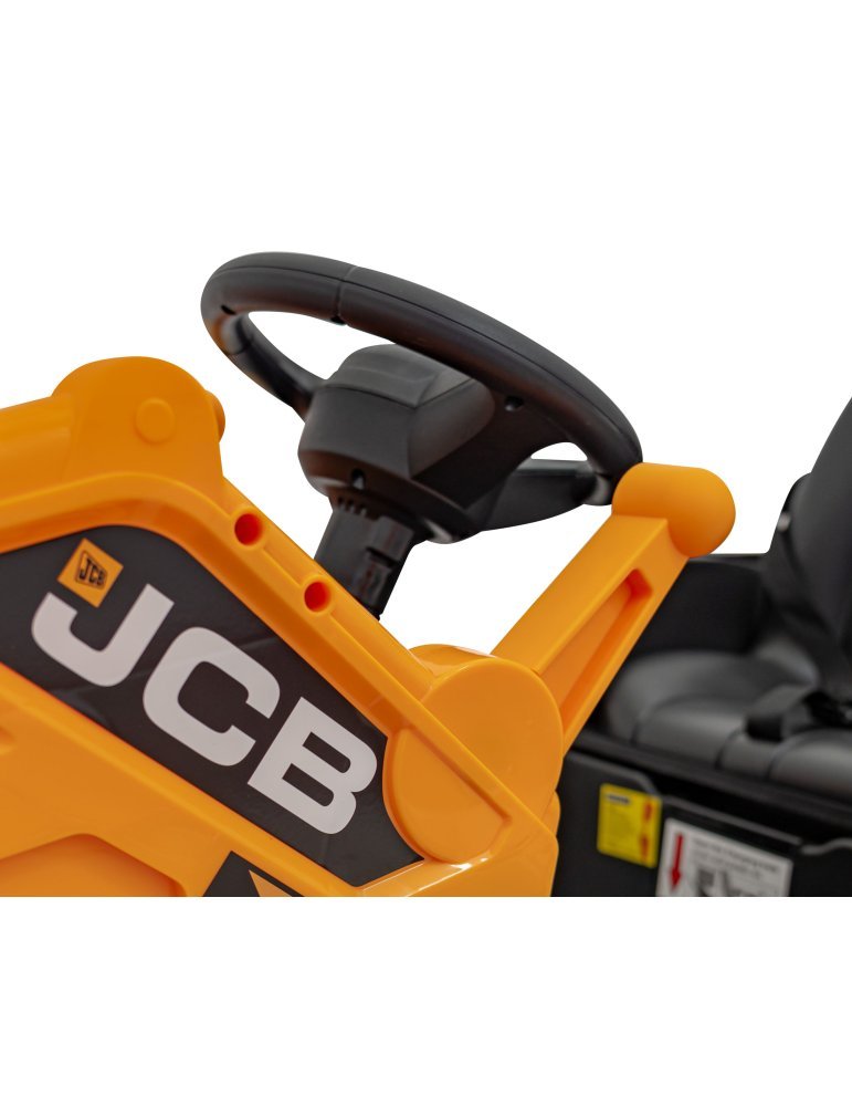 Excavadora JCB Infantil 12V | Vehículo Eléctrico con Control Remoto | Patilandia 