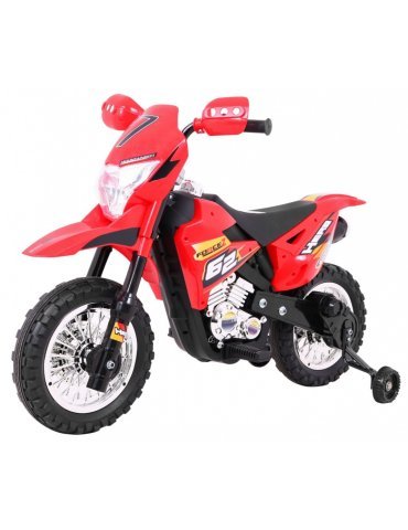 Moto Cross 6V . Moto avec rouleaux pour enfants 1 