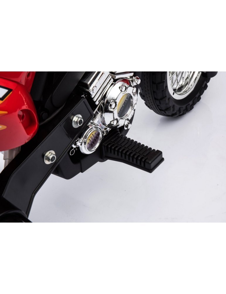 Moto Eléctrica Infantil Cross 6V | Moto con ruedines para niños 9  - Vista 8