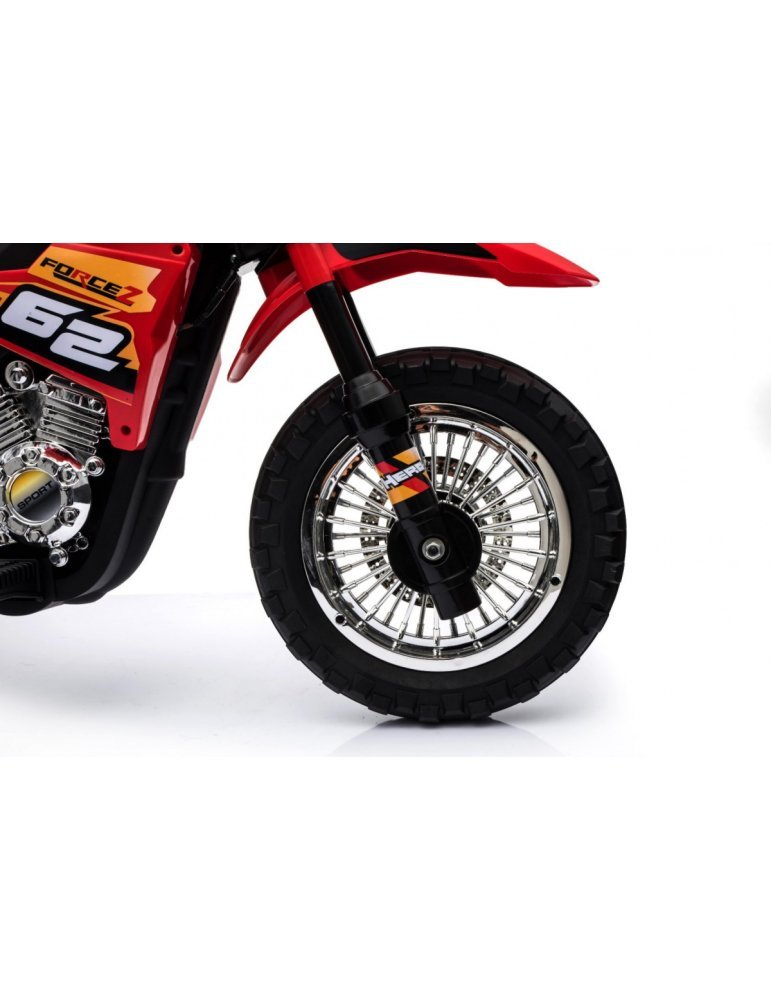 Moto Eléctrica Infantil Cross 6V | Moto con ruedines para niños 13  - Vista 12