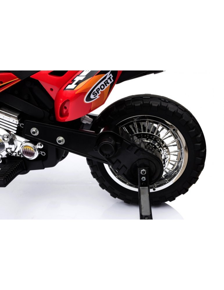 Moto Cross 6V . Moto avec rouleaux pour enfants 18 